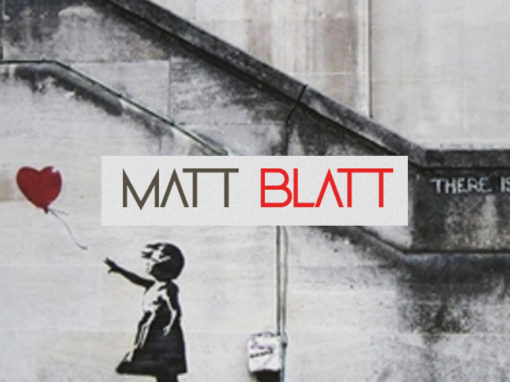 Matt Blatt: Banksy Canvas Print